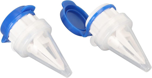2 Pack Focket Box Drinks Pourer, Ergonomic Design Milk Carton Spout Pourer with Lid, Beverage Dispenser for Freshness