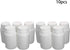Othmro PE Plastic Lab Chemical Reagent Bottles 10pcs, 150ml/5.07oz Wide Mouth Round Sample Liquid Storage Container