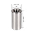 uxcell M6 Round Connector Nuts - 304 Stainless Steel Coupling Nut, 20mm Length, Pack of 5