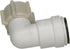 Watts AquaLock P-635 Quick Connect Female Swivel Elbow for Water Plumbing Lines, White, 1/2 Inch