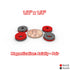 Round Disc Magnets 1/2x1/8, Magnetic Countersunk Ring 12x3mm Screw Hole Size #4 Crafting Fastener (20 Pack)