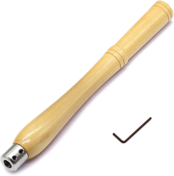 Interchangeable Handle Made of Solid Beech with 12mm Aperture Woodturning Tools Carbide