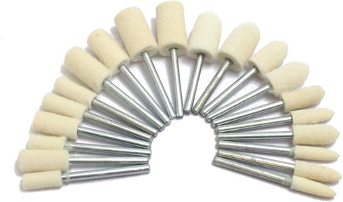 Wool Felt Mounted Mandrel Polishing Buffing Wheels - Grinding Bits Grinder Head Polish Watch Tool Accessories