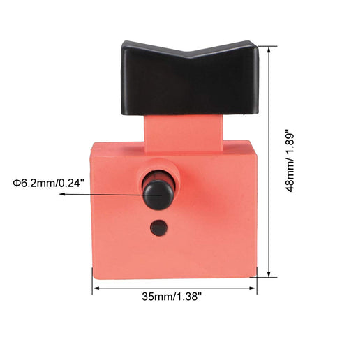 uxcell Electric Hammer Trigger Switch for 5A AC250V 6A Tool Power Speed Control