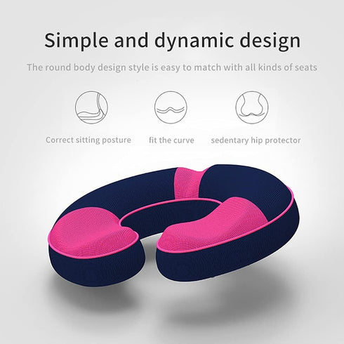 ESTELLEF Pain,Sciatic,Hemmoroid,Prostate Donut Pillow,U-Shaped Slow Rebound Seat Cushion - Memory Foam Butt Pillow