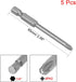 uxcell 5 Pcs 4mm PH2 Magnetic Phillips Screwdriver Bits, 1/4 Inch Hex Shank 2.56-inch Length S2 Power Tool by uxcell