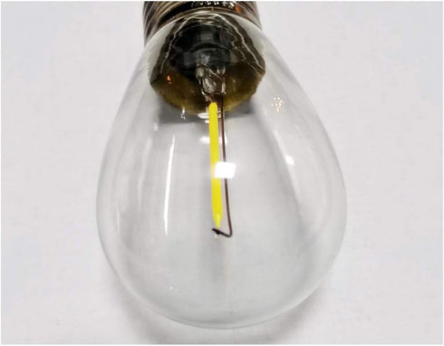 25-Pack S14 LED Bulb String Light Bulbs, 7 Watt Equivalent, Daylight White 6000K, E26 Replacement