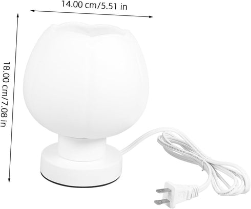 Dimmable Rechargeable Touch Bedside Lamp with Glass and Wood for Bedroom Nightstand Adjustable Brightness Color