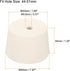 MECCANIXITY Rubber Tapered Plug 43mm to 50mm with Hole Test Tubes Bungs Stopper White for Lab Home 5 Pieces
