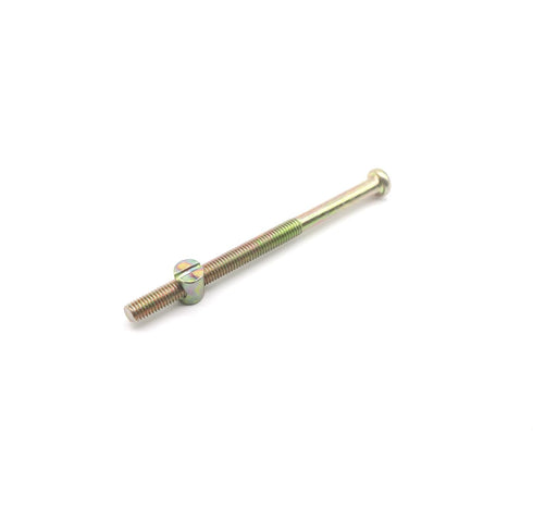 binifiMux M8 90mm Set 8 x Bed Bolt Crib Screw - Zinc Plated Hex Drive Socket Cap Furniture Barrel Bolts and Nuts