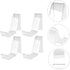 2pairs MAGICLULU High Heels Display Stand Shoe Rack for Mall Wall-Mounted Storage Holder