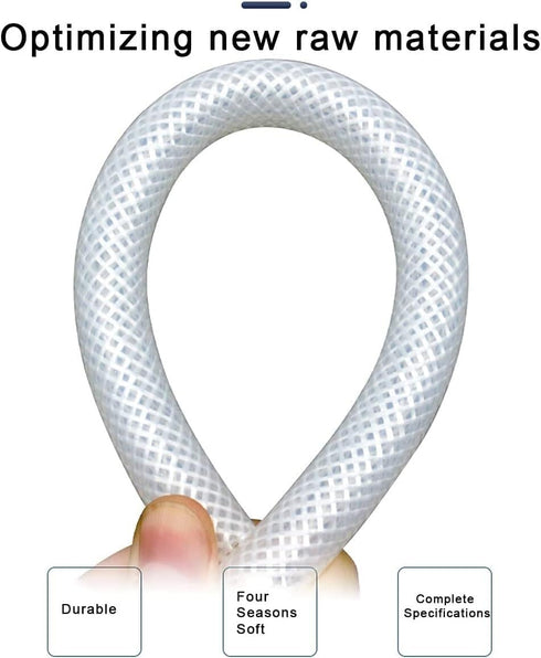 URZM 3.3Ft 1Mfor Winemaking(6 10mm*1m) Silicone Rubber Tubing, Air Hose Pipe Transparent / Home Brewing *