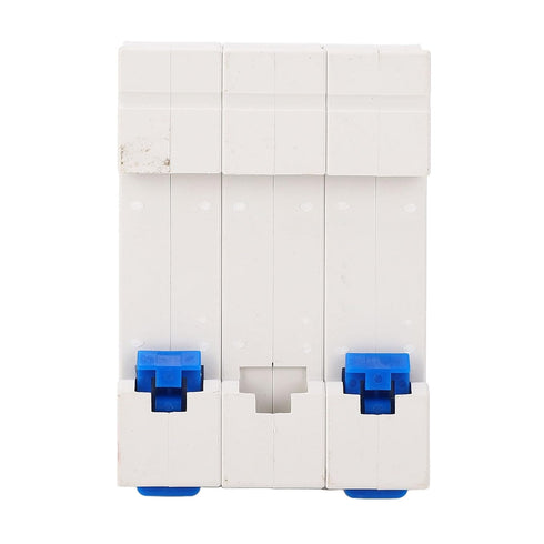 3 Pole 80A Miniature Circuit Breaker, Disconnecting Switch, DIN Rail Mount for Electrical Safety