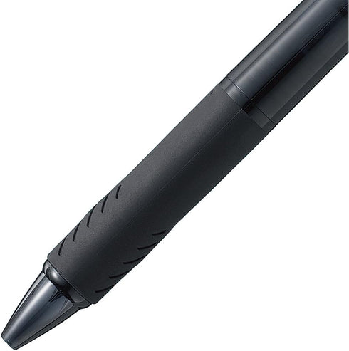Uni Ballpoint Pen Jetstream 0.38mm, 3 Color Black, Red, Blue Ink, Transparent Black (SXE340038T.24)