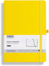 POPRUN A5 Lined Journal Notebooks, Leather Hardcover, Thick Notebook for Writing, 5.5 x 8.3 inch, 240 Pages, Yellow