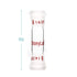 stonylab Glass Straight Connecting Adapter, Borosilicate Glass 30mm Between Two 14/20 Ground Outer Standard Taper Joints for Laboratory Lab Supply