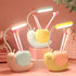 ZYTC LED Desk Lamp Cartoon Snail Adjustable Foldable Reading Lamp Assorted Colors Eye Caring Table Lamp Light with USB Charging Port Built-in Battery for Student Study Work(Pink) by ZYTC