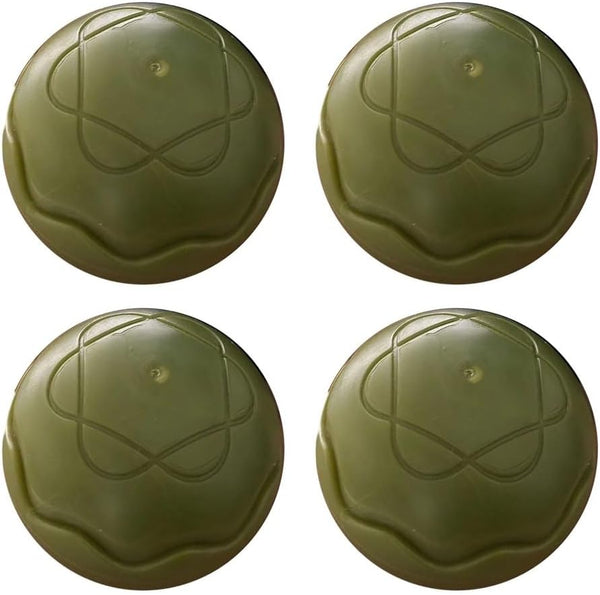 Tidevib Camping Chair Foot Pads Anti-Sink Spherical Leg Covers Non-Slip Wear-Resistant Plastic Design
