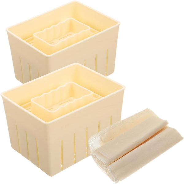 Veemoon Tofu Press Mold Set for Homemade Bean Curd Making Kitchen Tofu