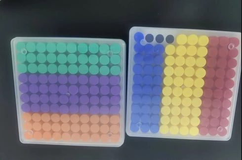 Othmro 50ml Conical Centrifuge Test Tubes, 50pcs with Random Color Screw Caps for Lab Use