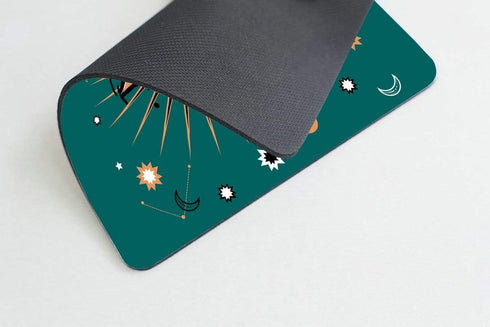 Smooffly Celestial Mousepad, All-Seeing Eye Symbol, Retro and Boho Style Non-Slip Rubber Mouse Pad