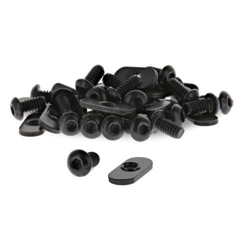 8020, 3393, 10 Series Bolt Combo, 1/4-20 x 0.5 Inch Button Head Socket Cap Screw, 25 Pack