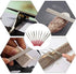 YAKAMOZ 10pc Mini Diamond Metal Files Set - Micro Round Needle, Triangular Square Flat Riffler Files for Jewelry, Wood,