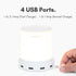 3 Dimmable Macally Small Touch Lamps for Nightstand - Bedside Lamp with USB Port - Way Short Table Lamp for Small