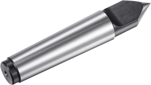 uxcell MT3 Half Notched Lathe Dead Center - Morse Taper 3MT Steel Tool for Woodworking Woodturning