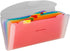 KALLORY Small Accordion File Folder, Mini Expanding File Holder, 7 Pockets Document Organizer with Tabs for Classroom