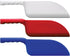 Remco 3 pk Color-Coded Plastic Hand Scoop, 32 Ounce, BPA-Free, Food-Safe, Red/White/Blue