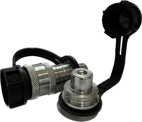 1/4" High Pressure Hydraulic Coupler/Coupling | 10k PSI | w/Dust Cap by Generic