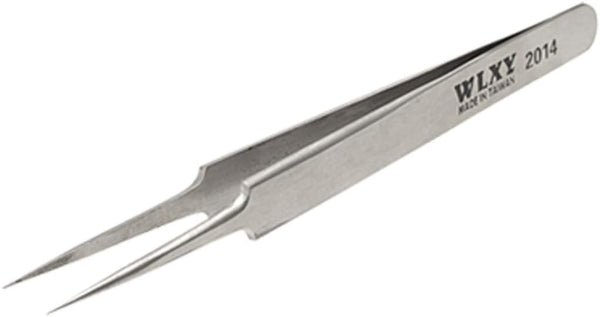 uxcell Pointy Straight Tip Watchmakers Tweezers for Crafting and Repairing