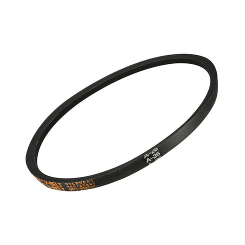 A26 V-Belts - A-Section Rubber Drive Belt, 26" Inner Length x 8mm Thickness x 13mm Width, Black, 40 Degree