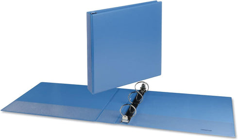 Universal UNV20723 11 in. x 8.5 in. 1.5 in. Capacity 3 Rings Slant D-Ring View Binder - Light Blue