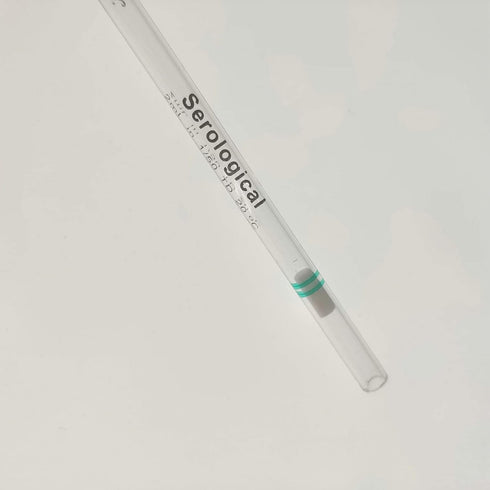 2ml Green Serological Pipette, Individually Wrapped (Case of 100)