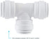 John Guest Speedfit 3/8 Inch Union Tee Connector, Push to Connect Plastic Plumbing Fitting