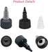 Wzttdm 40 24/410 0.115 Pcs Natural Twist Bottle Caps - Squeeze Bottle Replacement Caps with Orifice Hole