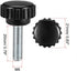 uxcell 4pcs Knurled Clamping Knobs M6 x 20mm Metric Zinc Plated Carbon Steel Male Thread Thumb Screw on Type