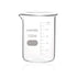Upgrated 6 Size Low Form Glass Beaker Set, 25ml 50ml 100ml 250ml 500ml 1000ml, 3.3 Boro Glass with Printed Graduation