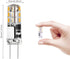 G4 LED Light Bulbs 1.5W (20W Halogen Equivalent) AC/DC 12V Warm White 3000K for Landscape Lighting, 12 Pack