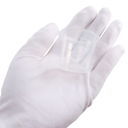 uxcell 2pcs Measuring Cup Labs PP Graduated Beakers, 25ml