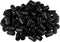 uxcell 100pcs Rubber End Caps - 10mm ID Vinyl Round Tube Bolt Cap Cover Screw Thread Protectors in Black