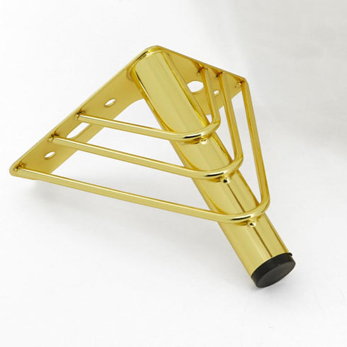 18cm Alipis Metal Furniture Legs Sofa Support Feet, Gold Metal Cabinet Legs for Coffee Table, Tv Stand, and Sofa