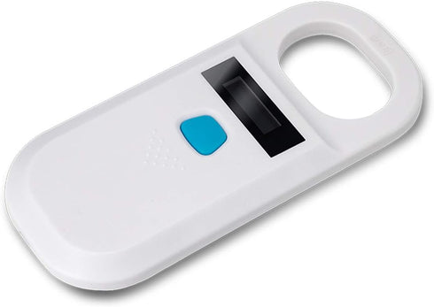 hecere ISO11784/11785 134.2Khz/125khz Portable OLED Display RFID FDX-B Microchip Reader Scanner for Dog/CatBlack