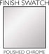 Design House Eastport Bathroom Accessory Towel Ring in Polished Chrome