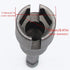 1PCS Power Wing Nut Driver, 1/4 Inch Hex Shank Slot Wing Nut Drill Bit Socket Wrenches Tool for Panel Nuts