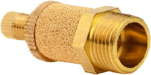 Pneumatic PSB Muffler Silnecer, 3/8" NPT Male Thread Air Flow Control Noise Reducer Muffler by beduan