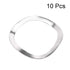 uxcell 10Pcs 304 Stainless Steel Wave Spring Washer - 0.98" x 1.22" x 0.01" for Screw Bolt