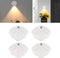 niccryle Motion Sensor Night Light Rechargeable Battery Light Indoor, 3 Light Modes, Long